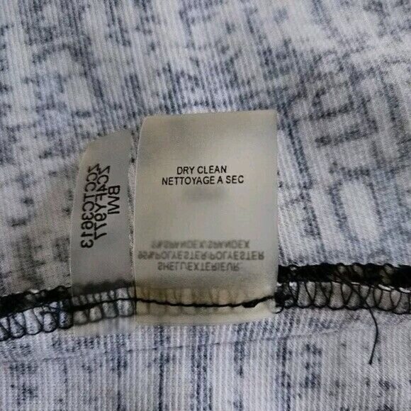Calvin Klein Dress Womens 14 Multicolor Stretch Midi A Line Zip Front Sleeveless - Picture 12 of 14